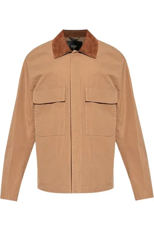 Fendi Chamarra con cuello en contraste