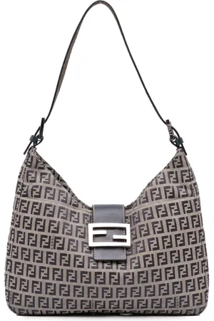 Fendi Bolsa de hombro Zucchino Canvas 2000-2010