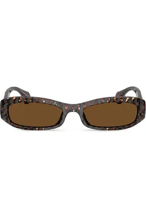 ALAIN MIKLI Lentes de sol con armazón rectangular