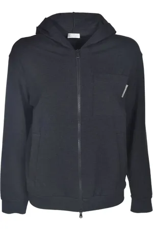 Brunello Cucinelli Hoodie con detalle de cadena Monili