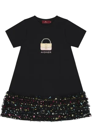 Aigner Vestido bordado con lentejuelas