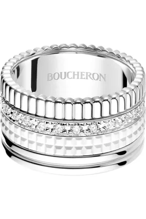 Boucheron Anillo Quatre Double White Edition en oro blanco 18kt con diamantes