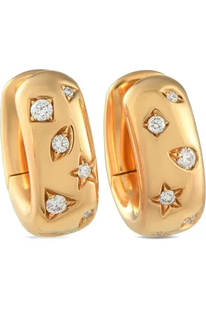 Pomellato Arracadas Iconica en oro amarillo de 18kt con diamante