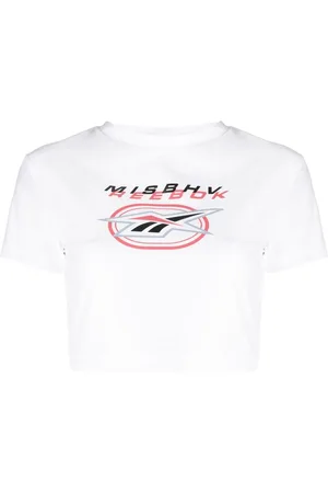 Reebok Playera corta con logo estampado