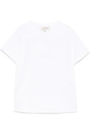 Twin-Set Playera con logo en relieve