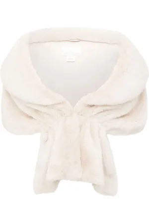 Unreal Fur Chamarra tipo capa Champagne