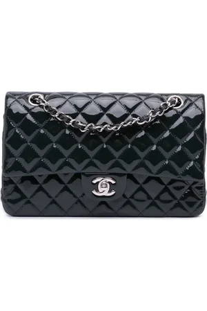 CHANEL Bolsa de hombro Jumbo Classic Patent Double Flap 2014