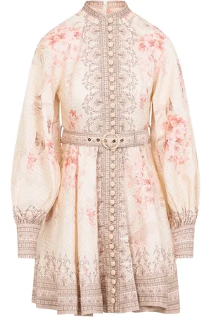 ZIMMERMANN Floral-print mini dress