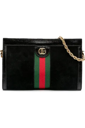Gucci Bolsa crossbody Ophidia Chain pequeña de gamuza 2016-2024