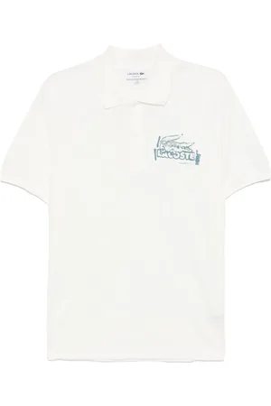 Lacoste Playera tipo polo estampada