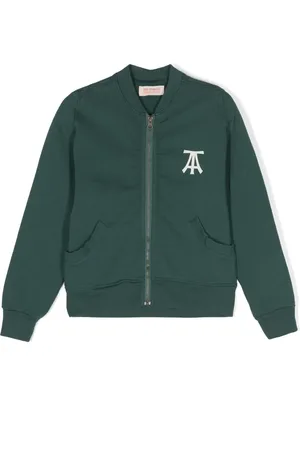 The Animals Observatory Chamarra bomber con logo estampado Zebra