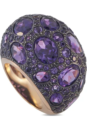 Pomellato Anillo Tabou en oro amarillo de 18kt con amatista