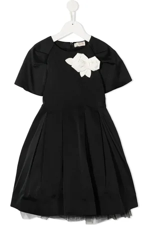MONNALISA Vestido de fiesta con apliques florales