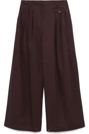 tibi Pantalones palazzo con pinzas