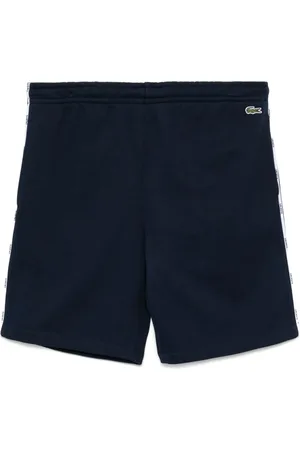 Lacoste Shorts de algodón con ribete del logo