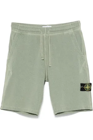 Stone Island Shorts deportivos con distintivo Compass