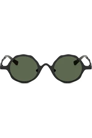 Emporio Armani Lentes de sol con armazón redonda