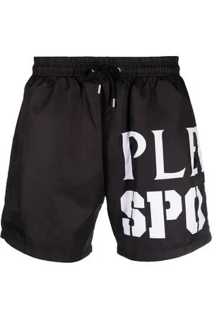 Philipp Plein Traje de baño con logo estampado