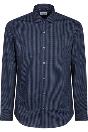 Calvin Klein Camisa con motivo de lunares micro