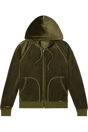 Tom Ford Velvet zip-up hoodie
