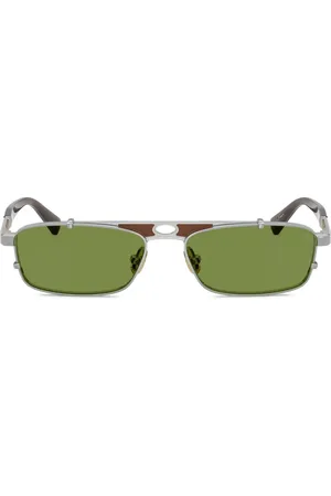 Brunello Cucinelli Lentes de sol con armazón rectangular