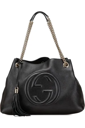 Gucci Tote Soho mediana de piel y cadena 2000-2015