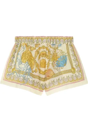 VERSACE Shorts con estampado Barocco