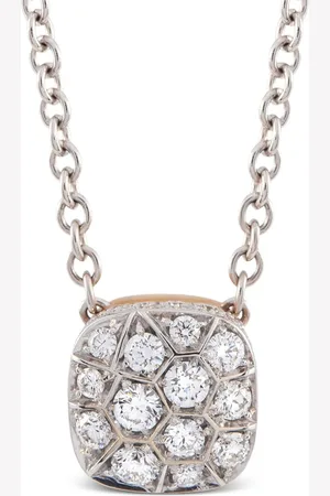 Pomellato Collar Nudo en oro blanco y amarillo de 18kt con diamantes