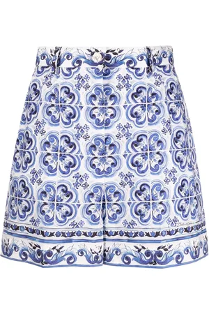 Dolce & Gabbana Falda midi acampanada con estampado gráfico