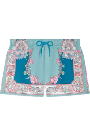 VERSACE Shorts de playa Coral Theater