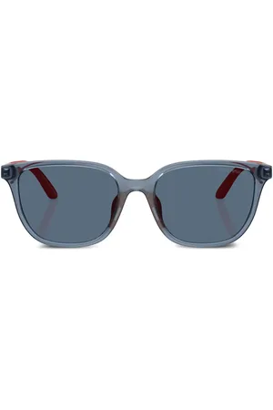 Emporio Armani Lentes de sol con armazón wayfarer