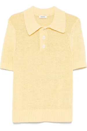 Sandro Playera tipo polo tejida