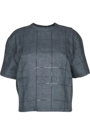Brunello Cucinelli Blusa con cuello redondo