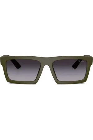Prada Lentes de sol con armazón rectangular