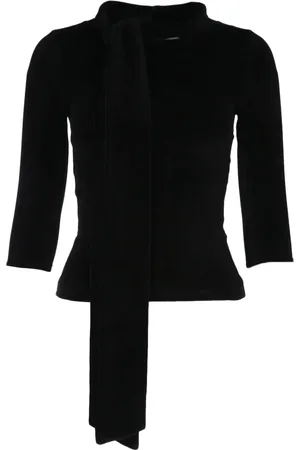 Balenciaga Top con detalle de mascada