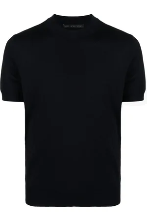 LOW BRAND Playera con cuello redondo