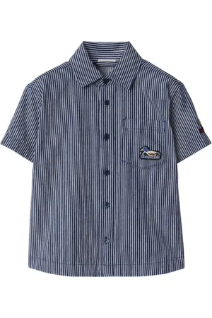 Burberry Camisa de mezclilla con rayas estampadas