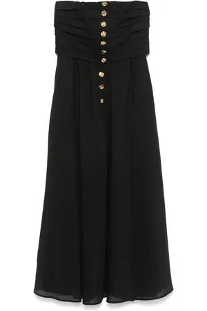 Sandro Vestido midi estilo strapless