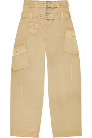 Ganni Pantalones cargo con bolsillos