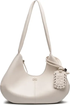 Ganni Bolsa mediana con logo en relieve