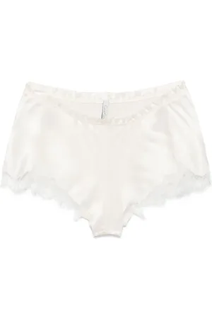 CARINE GILSON Shorts de seda Calais Caudry