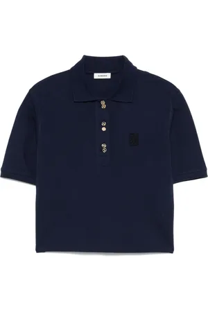 Sandro Playera tipo polo con logo bordado