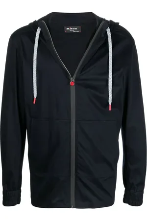 Kiton Hoodie con cierre y cordones