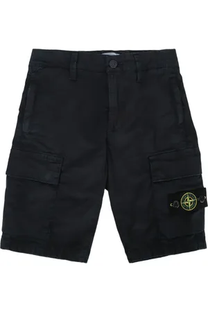 Stone Island Bermudas con distintivo Compass