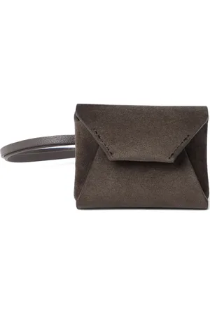 Brunello Cucinelli Dije para bolsa de mano de gamuza