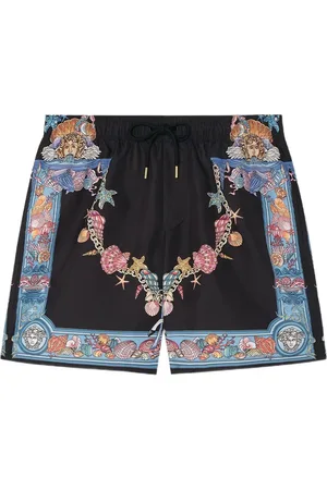 VERSACE Shorts de playa Coral Theater