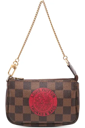 LOUIS VUITTON Bolsa de mano Damier Ebene Trunks and Bags Mini Pochette Accessoires 2008