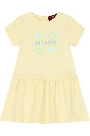 Aigner Vestido skater con motivo de corazón