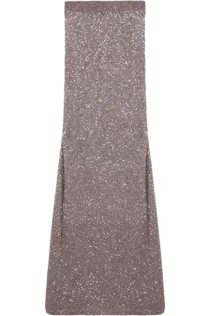 Balenciaga Falda con detalle de glitter