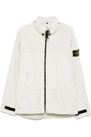 Stone Island Chamarra con dobladillo plisado